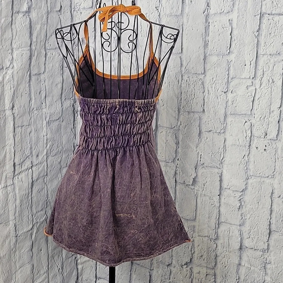 GRATEFUL DEAD Open Back Skull Graphic Blue Shirt Chest 32 in. Length 21.5 in - Picture 8 of 9